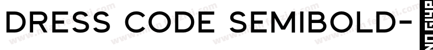 Dress Code SemiBold字体转换